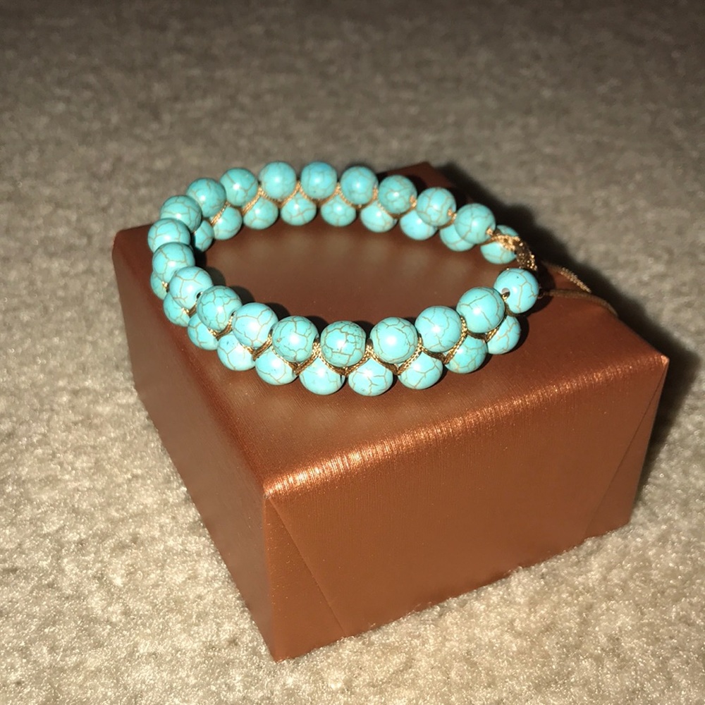 Turquoise adjustable bracelet